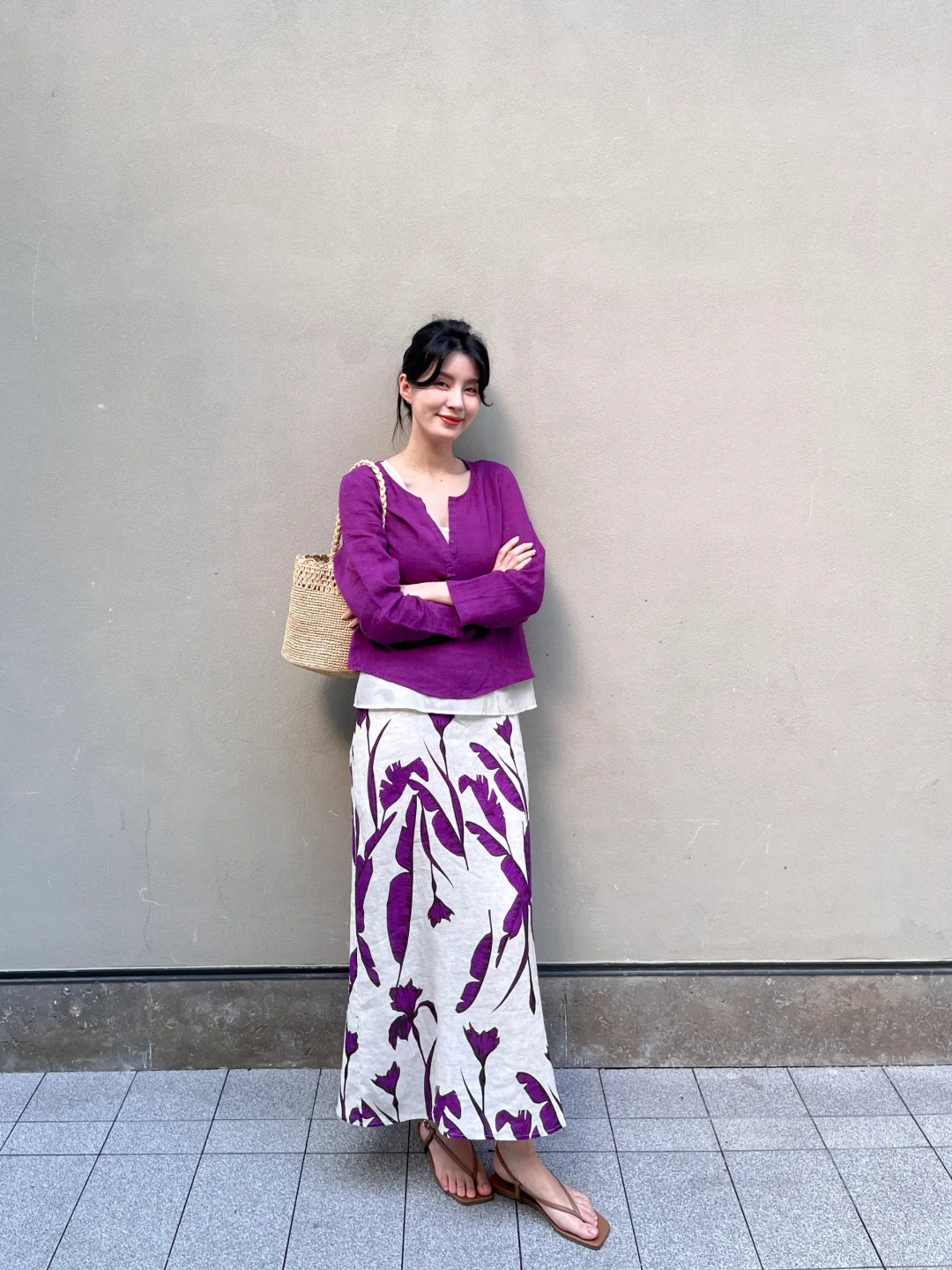 第一次觉得梅子色这么好看！