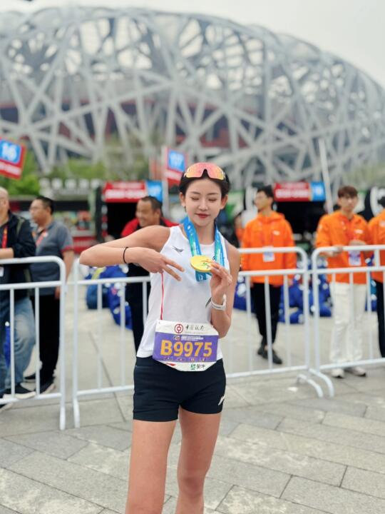 北半马完赛啦✌️第一次跑家门口的半马比赛