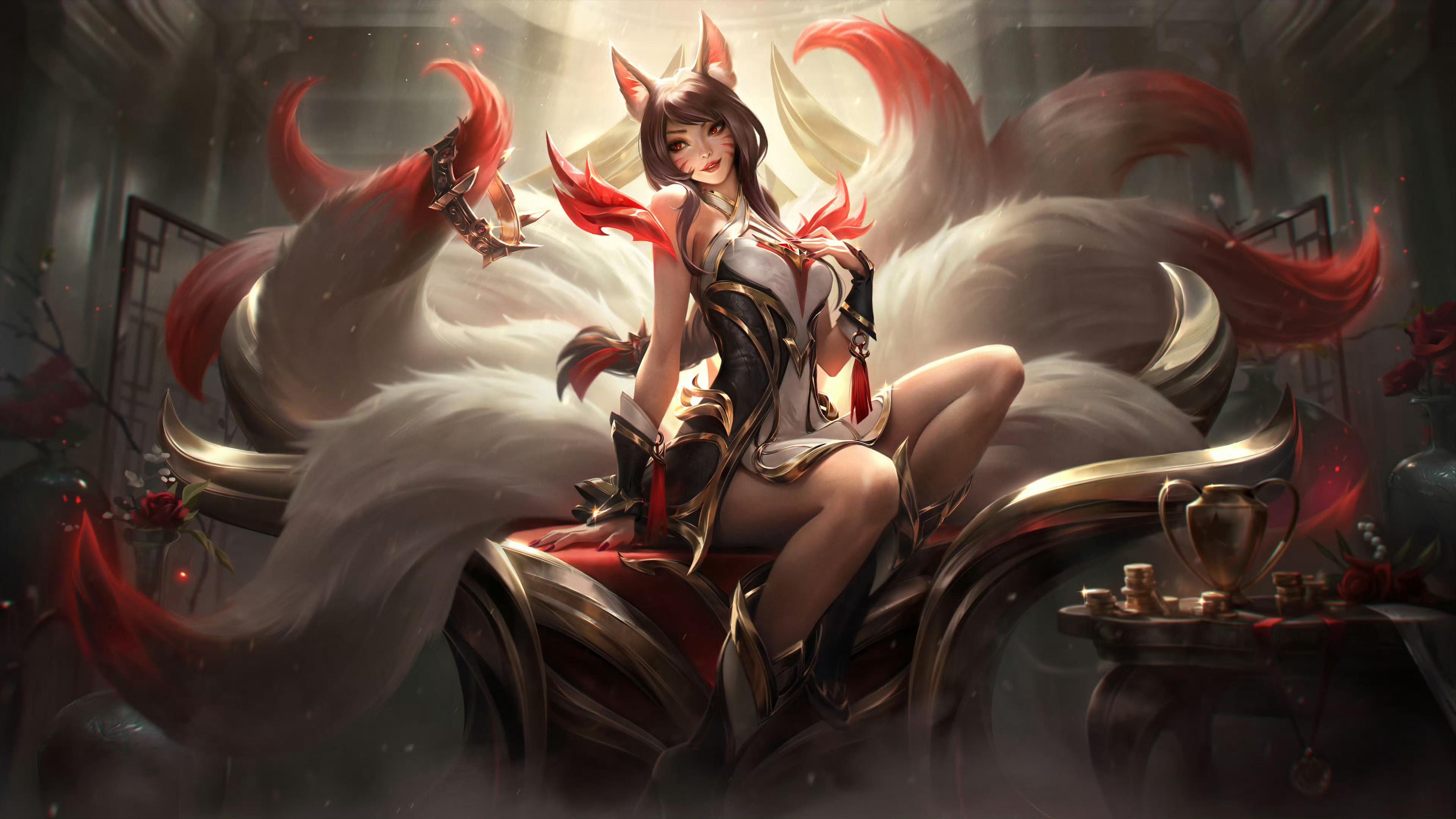 名人堂阿狸/乐芙兰皮肤原画完整版（之前发的多多少少都是缺胳膊少腿的，现在是完整原