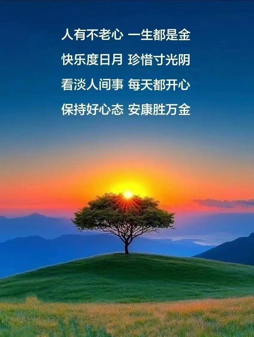 生活中没有不变的风景，只要心永远朝着阳光，你会发现，每一束阳光，都闪着希望的光芒
