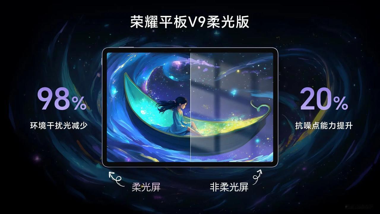 荣耀平板V9首发柔光绿洲护眼屏
