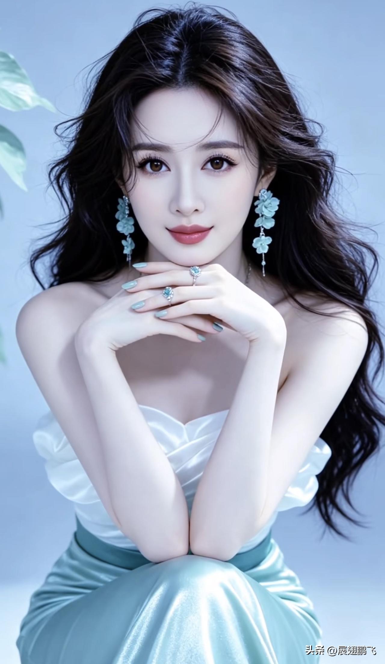 优雅蓝调，梦幻少女，温柔时光蓝调美女 蓝调仙女 蓝调仙裙 蓝调仙女 蓝调仙裙 蓝