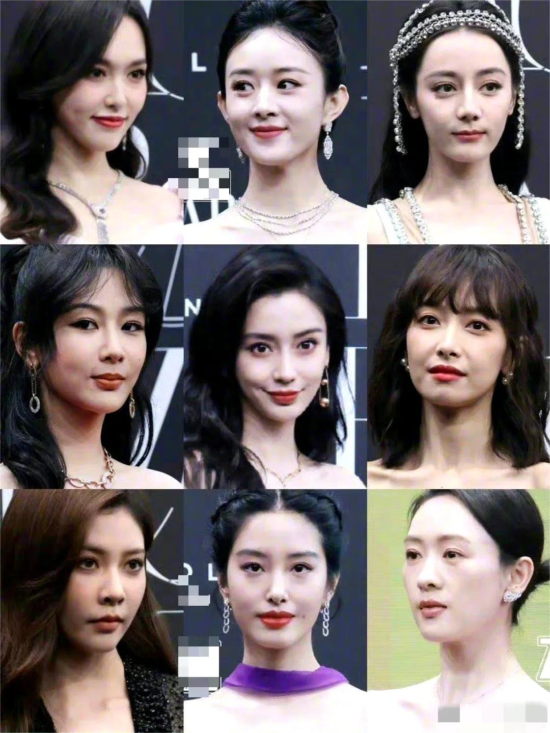时尚芭莎当红女星怼脸自拍，唐嫣、杨紫、赵丽颖、迪丽热巴、baby、宋茜等，谁的状