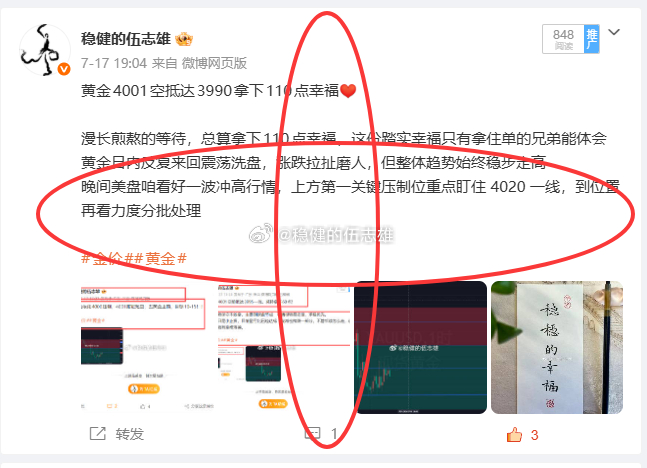 昨日部署一览，博文共计发布6单，5胜1败，共计460点！金3980多→3989位