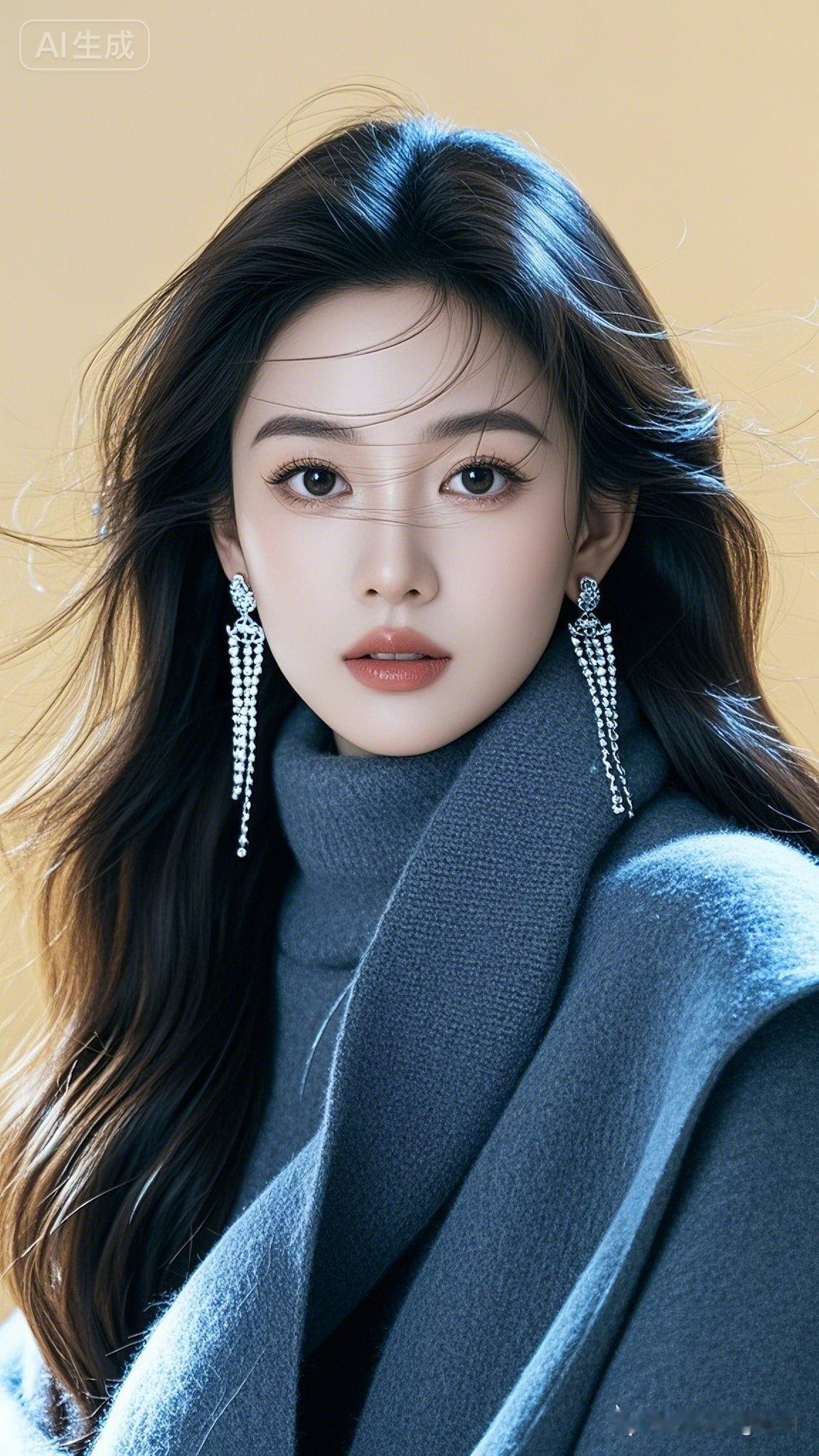 冬日暖阳下，优雅灰调穿搭，尽显温柔与时尚。