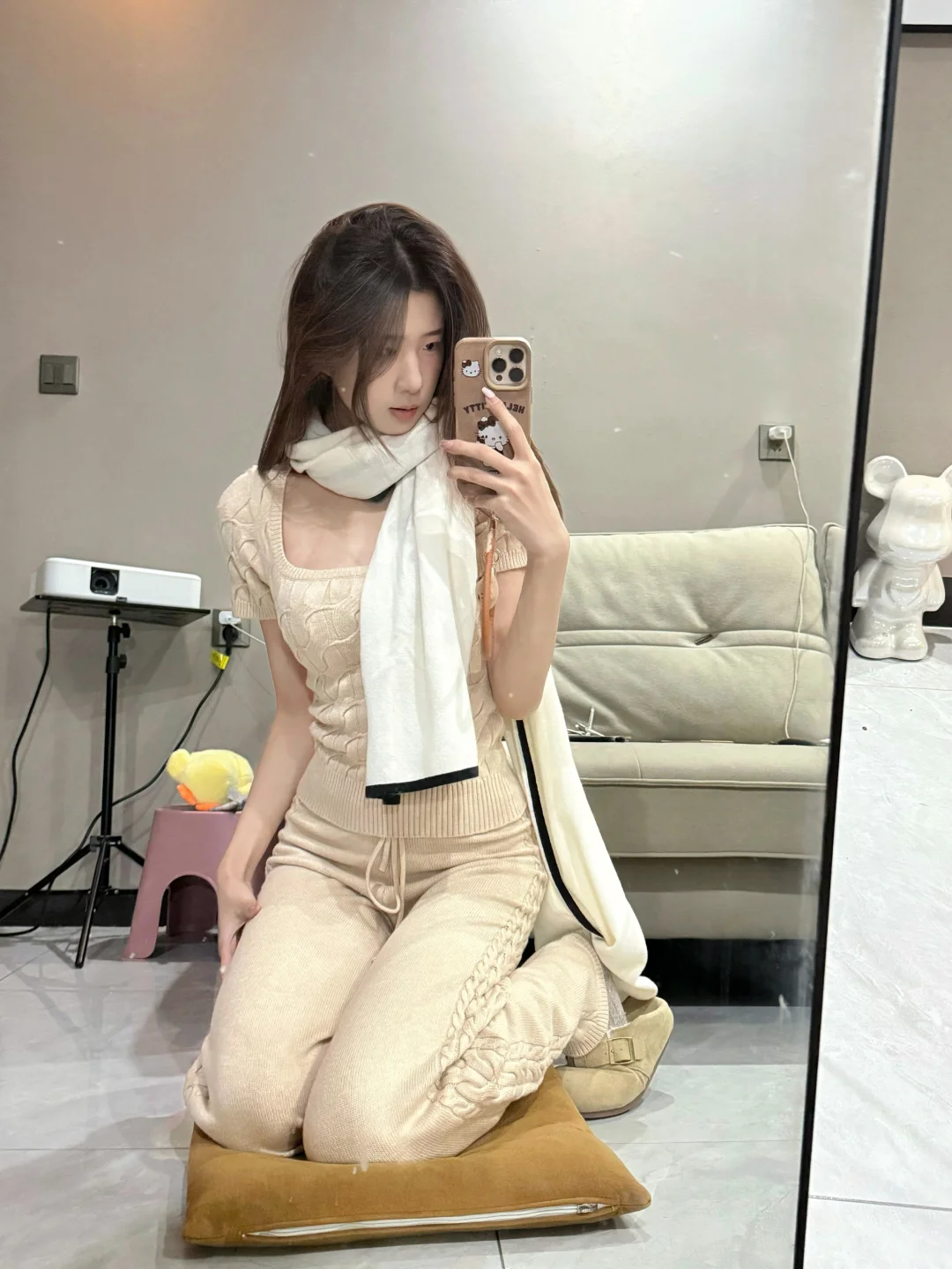 奶杏色好温柔