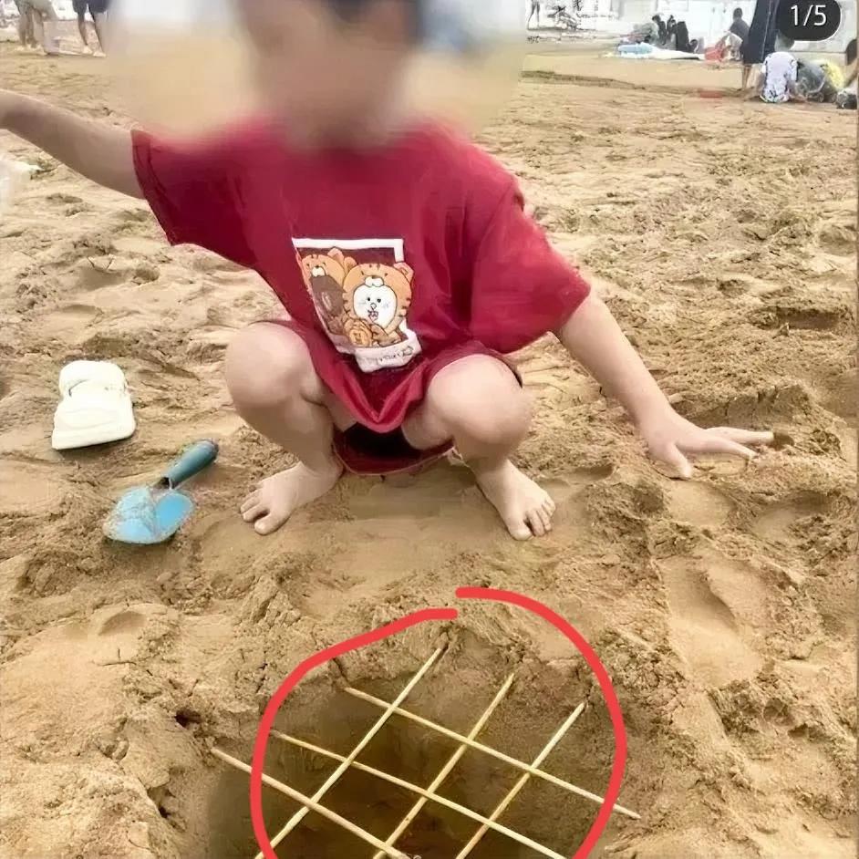 刚看了这个新闻，也不知道当时父母怎么想的，还发到平台上炫耀孩子做的“陷阱”，从钎