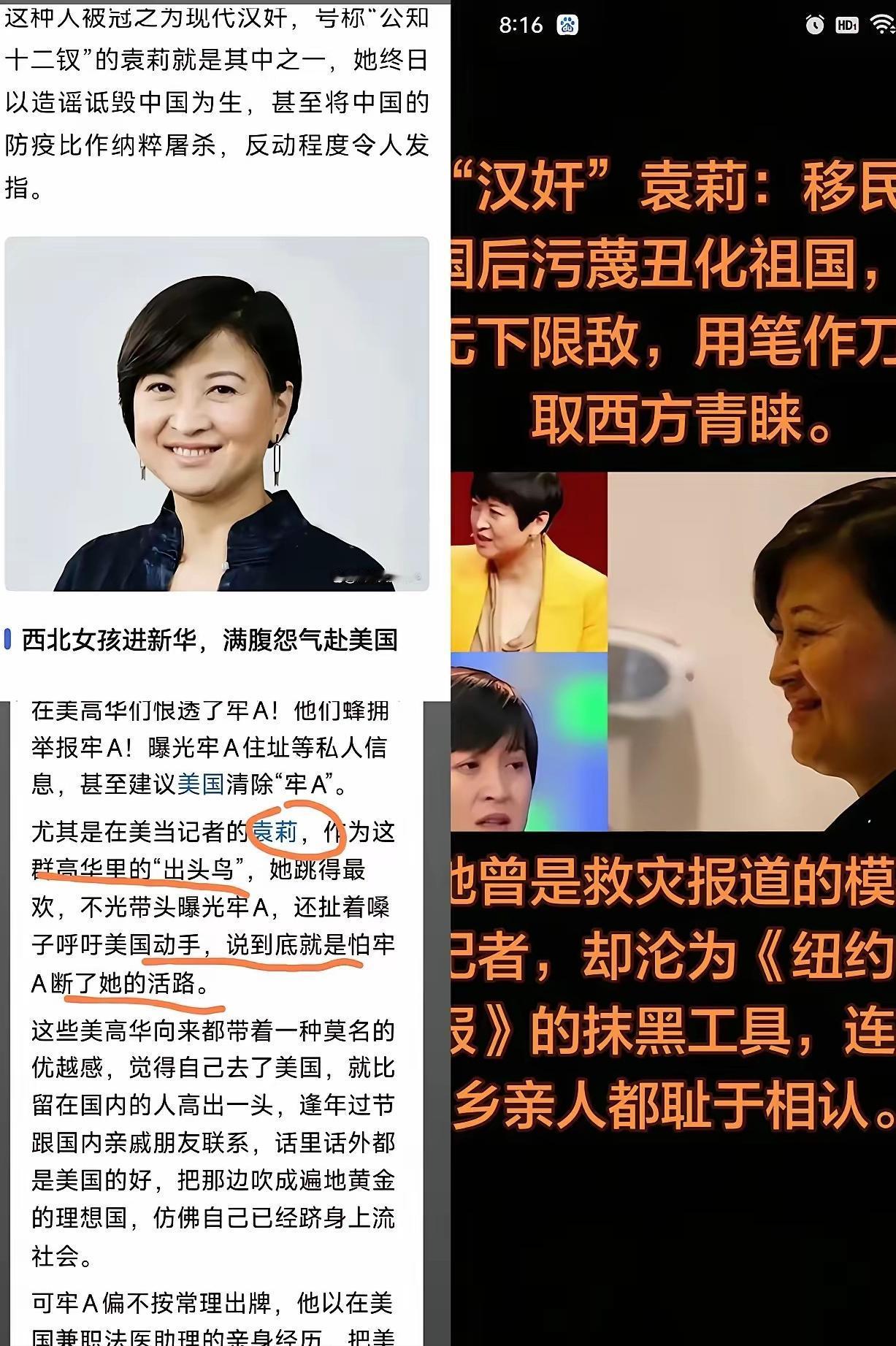 《纽约时报》记者袁莉，在2026年1月13日，将留学生博主“牢A”的真名、住址、