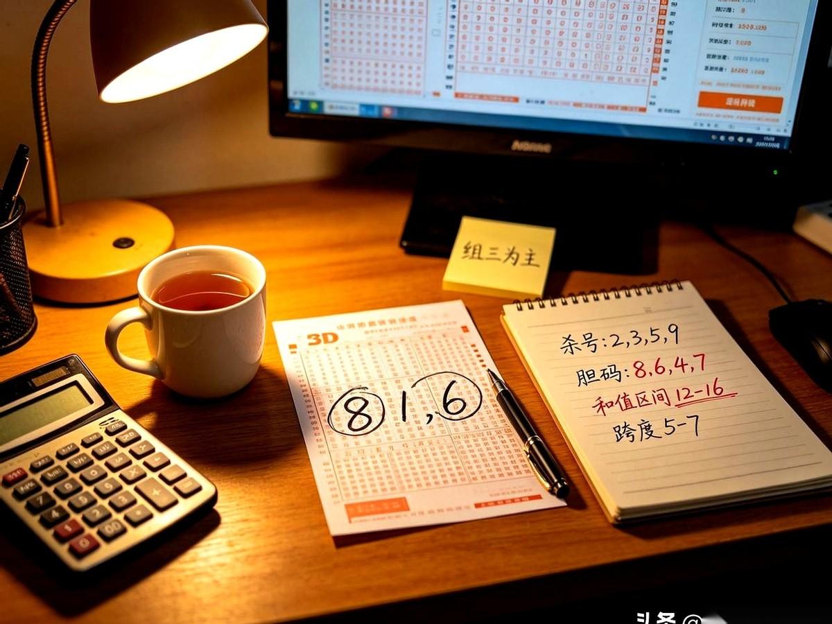 昨晚那个8-1-6，像一记耳光，直接把所有人的分析图给打花了。
那个8，就那么冷