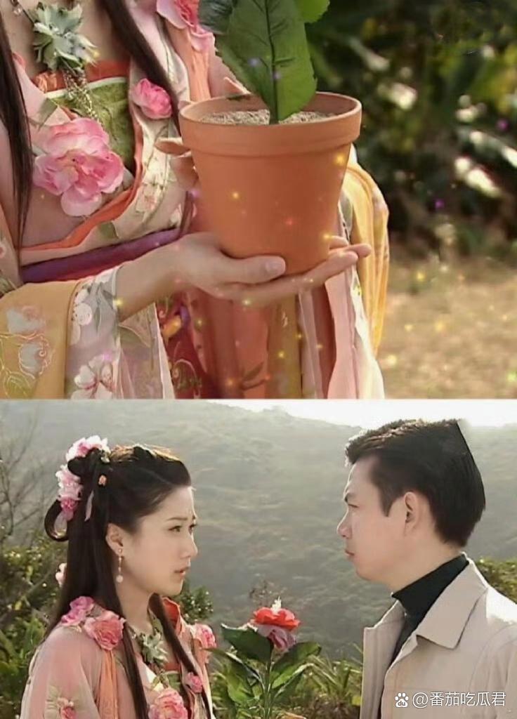 谁能想到这是喜剧片的妆造！演员居然撑住了。 