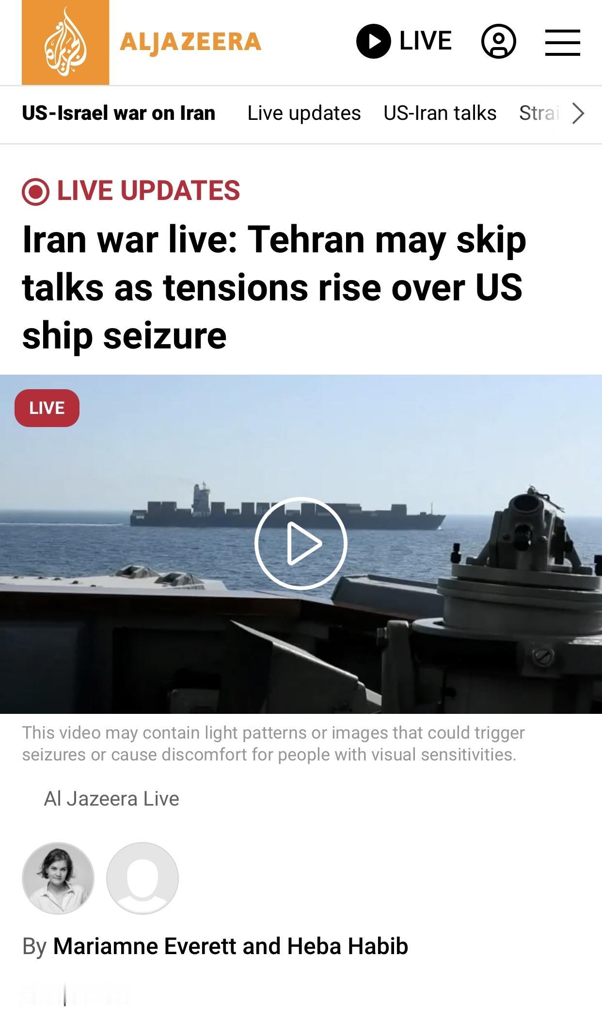 卡塔尔半岛：伊朗正式宣布”无计划与美谈判”

卡塔尔半岛电视台官网4月20日报道