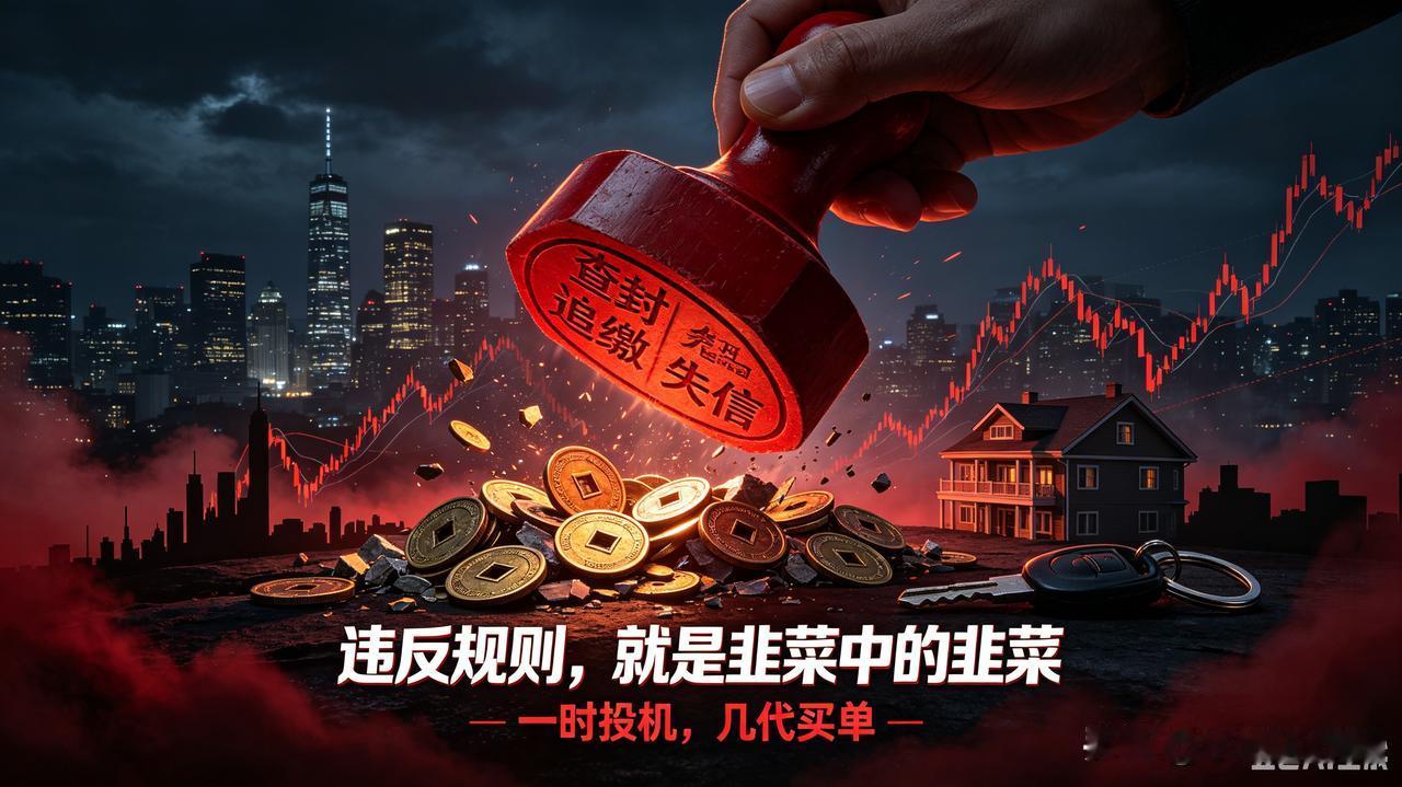 违反规则，就是韭菜中的韭菜
 

世间最大的愚昧，从来不是平庸无能，而是自作聪明