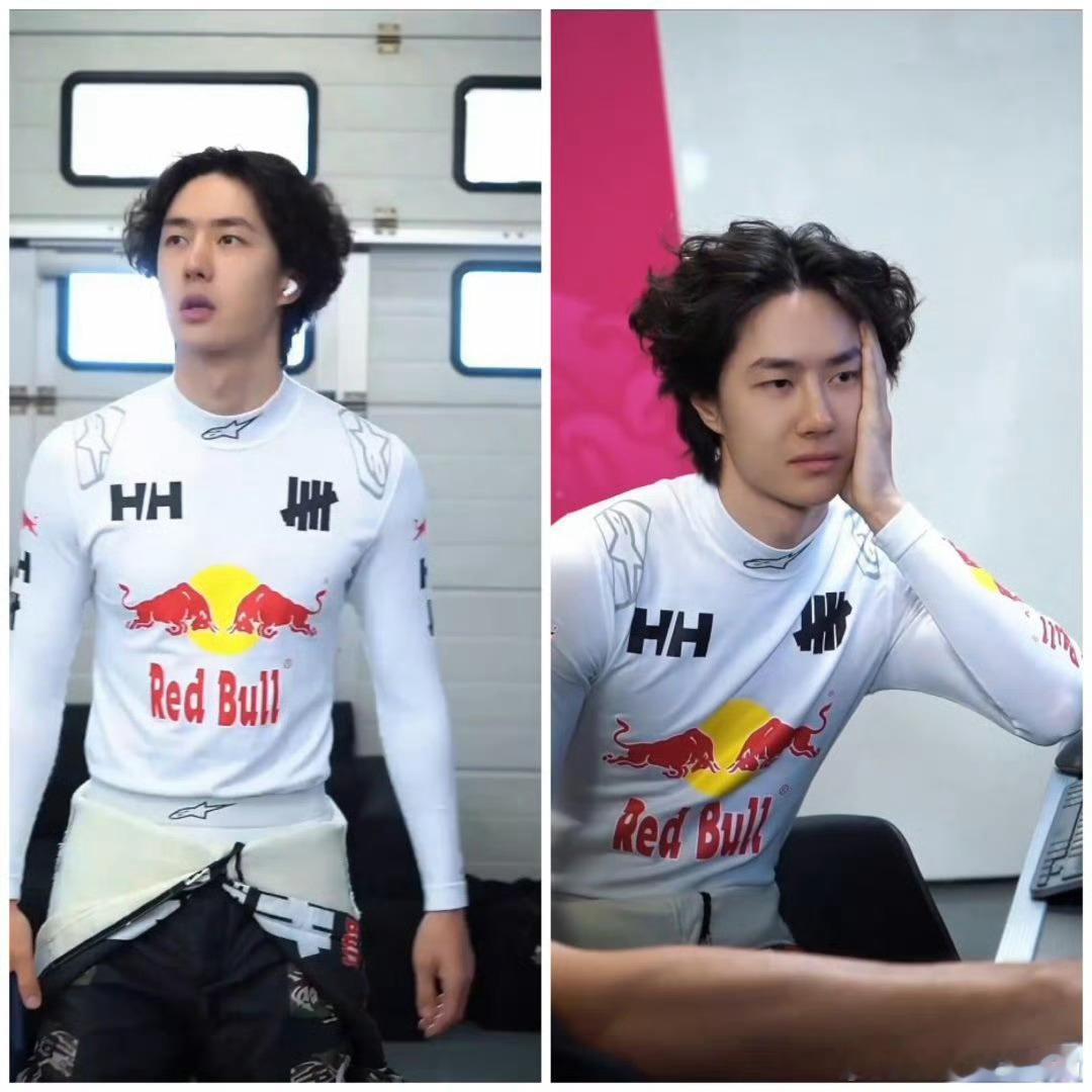 85号车手赛场反差感拉满，萌酷切换自带气场上海赛道引擎轰鸣，85号赛车手王一博一