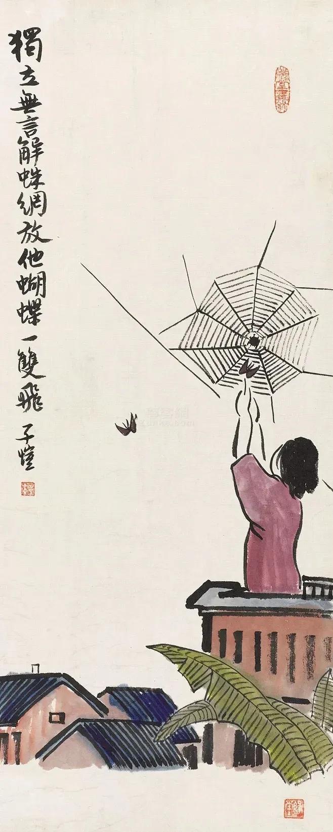 宋朝，富阳春明村有一个赵二，以网捕鸟为业，五十岁时患病长达一年，天天睡在床上艰难