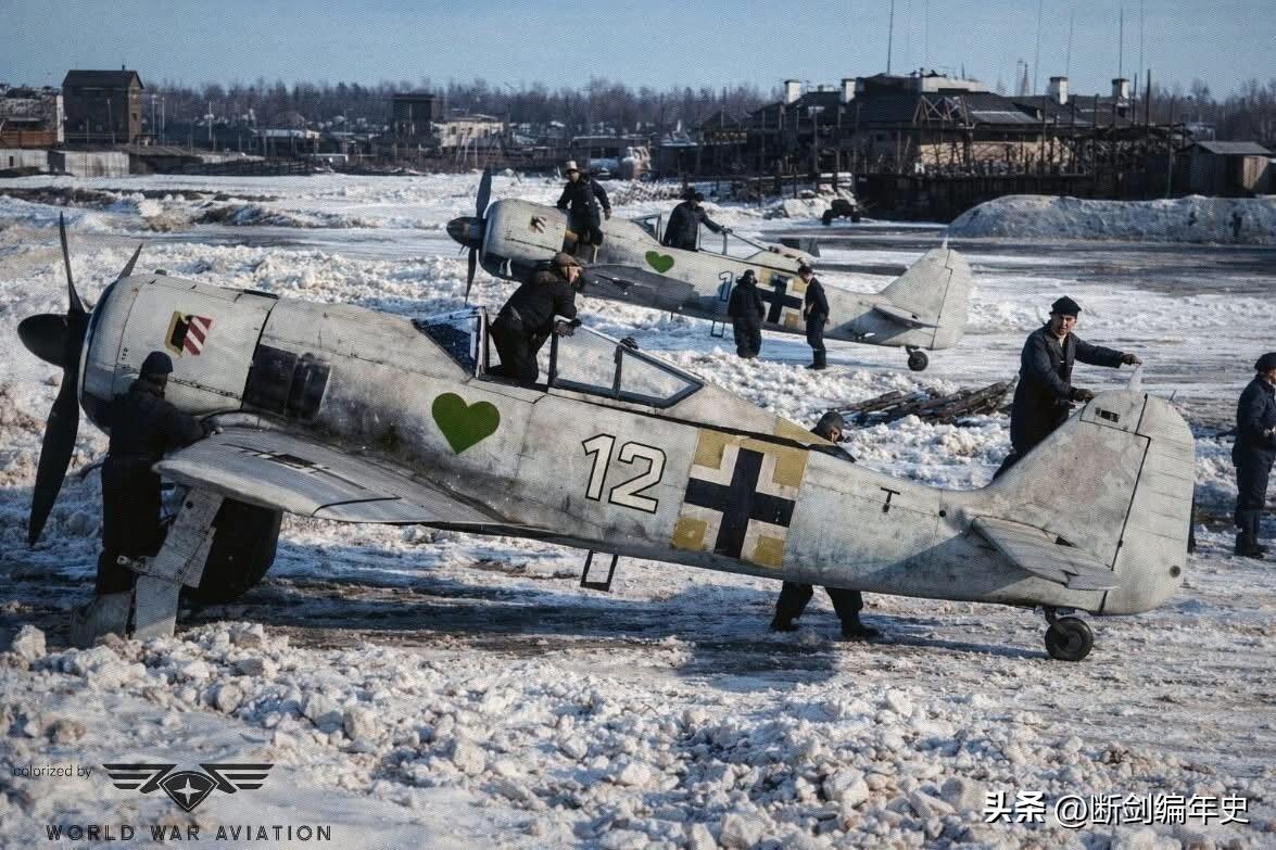 1942年-1943年冬季，驻扎在苏联赤卫军城的德国空军第54“绿心”战斗机联队