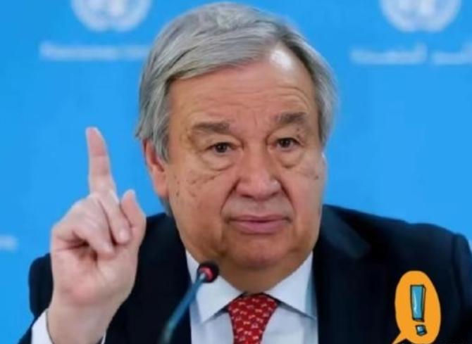 联合国发出“红牌警告”，随着中日矛盾愈演愈烈，秘书长古特雷斯曾公开指出，二战真正