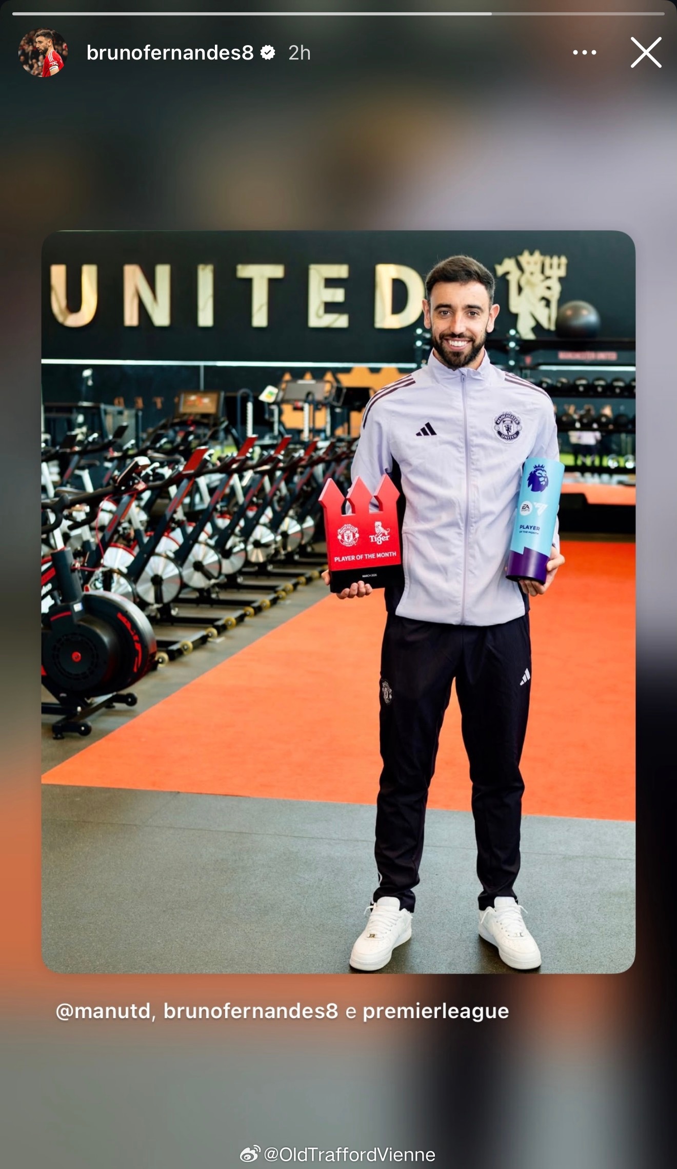 费尔南德斯：英超月最佳，曼联月最佳