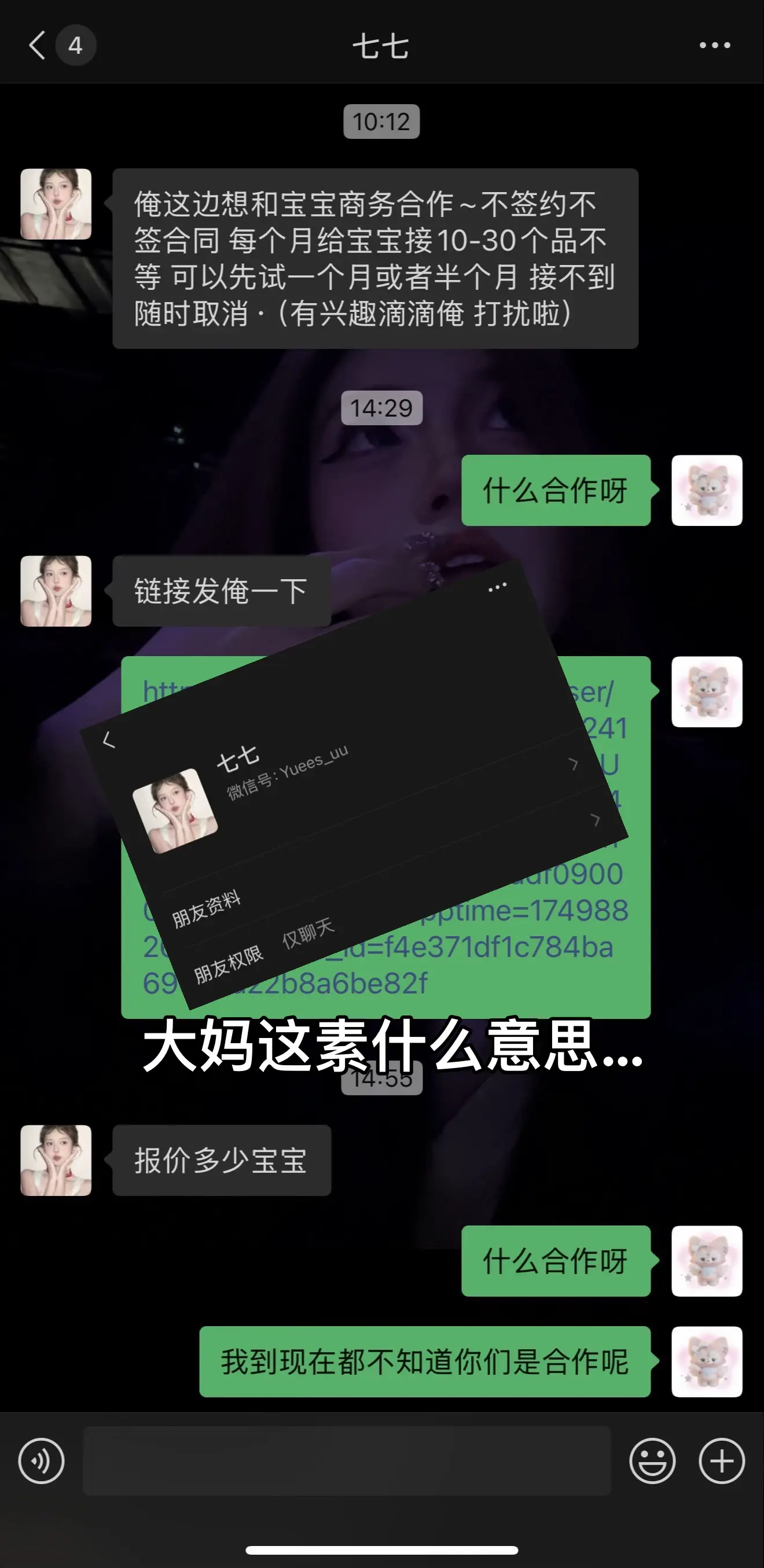 这素什么意思。