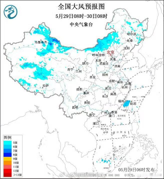 【大风沙尘】今后三天，华北、东北等地依然多大风天气，受其影响，新疆东部和南部、青