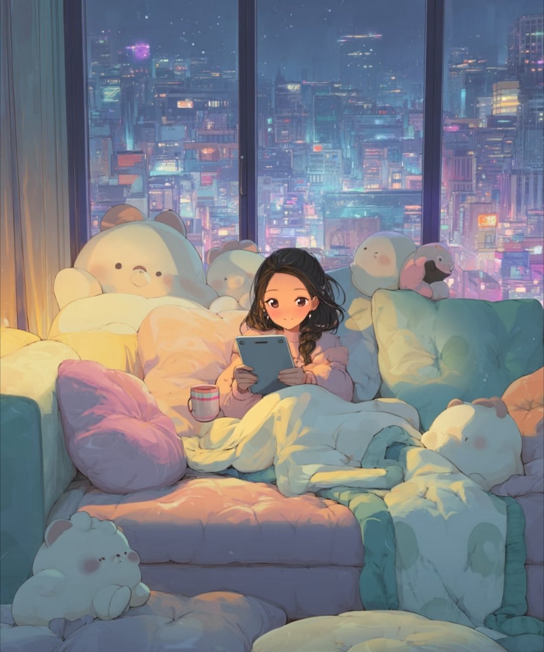 原来你们追剧上头也是这样的刷到有人说追剧浪费时间？拜托，白天搬砖那么累，晚上窝沙