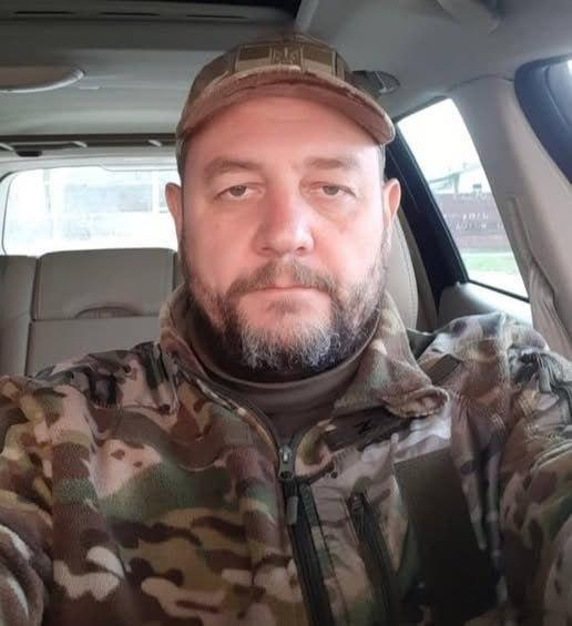 乌克兰武装部队第44独立机械化旅副旅长谢尔盖·诺夫斯科夫少校在扎波罗热州奥列霍沃