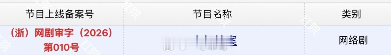 张新成、丁禹兮（排名不分先后）《南部档案》过审下证 