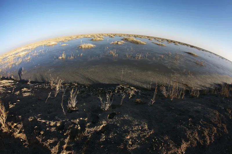 汉朝之时，青土湖的面积超过4000平方公里，甚至比青海湖还要大，着实令人震撼不已