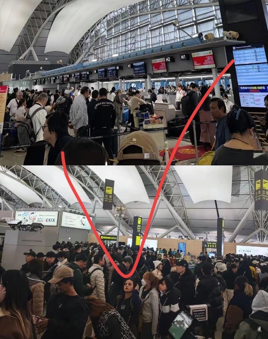 近几日，西关机场出现了一种十分“热闹”的现象，想回国的东大游客排队的队伍，排队的