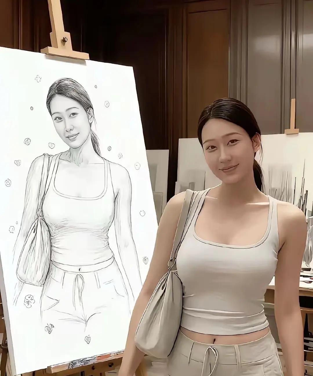 这画工怎么样，满分是100分，问能得多少分？