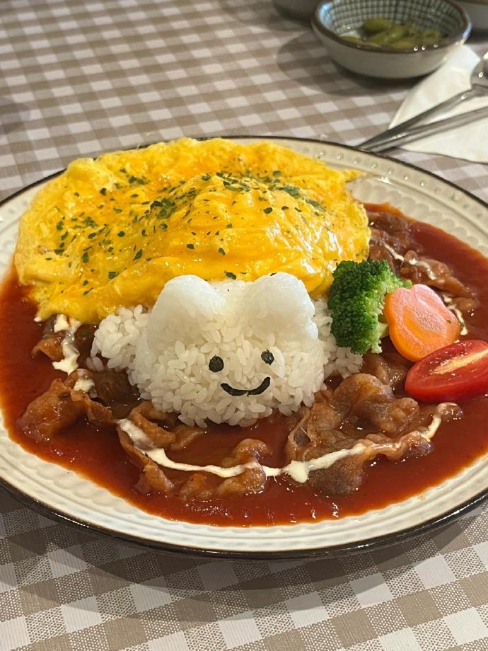 吃个可爱的蛋包饭吧🍛•ᴗ•🥄 