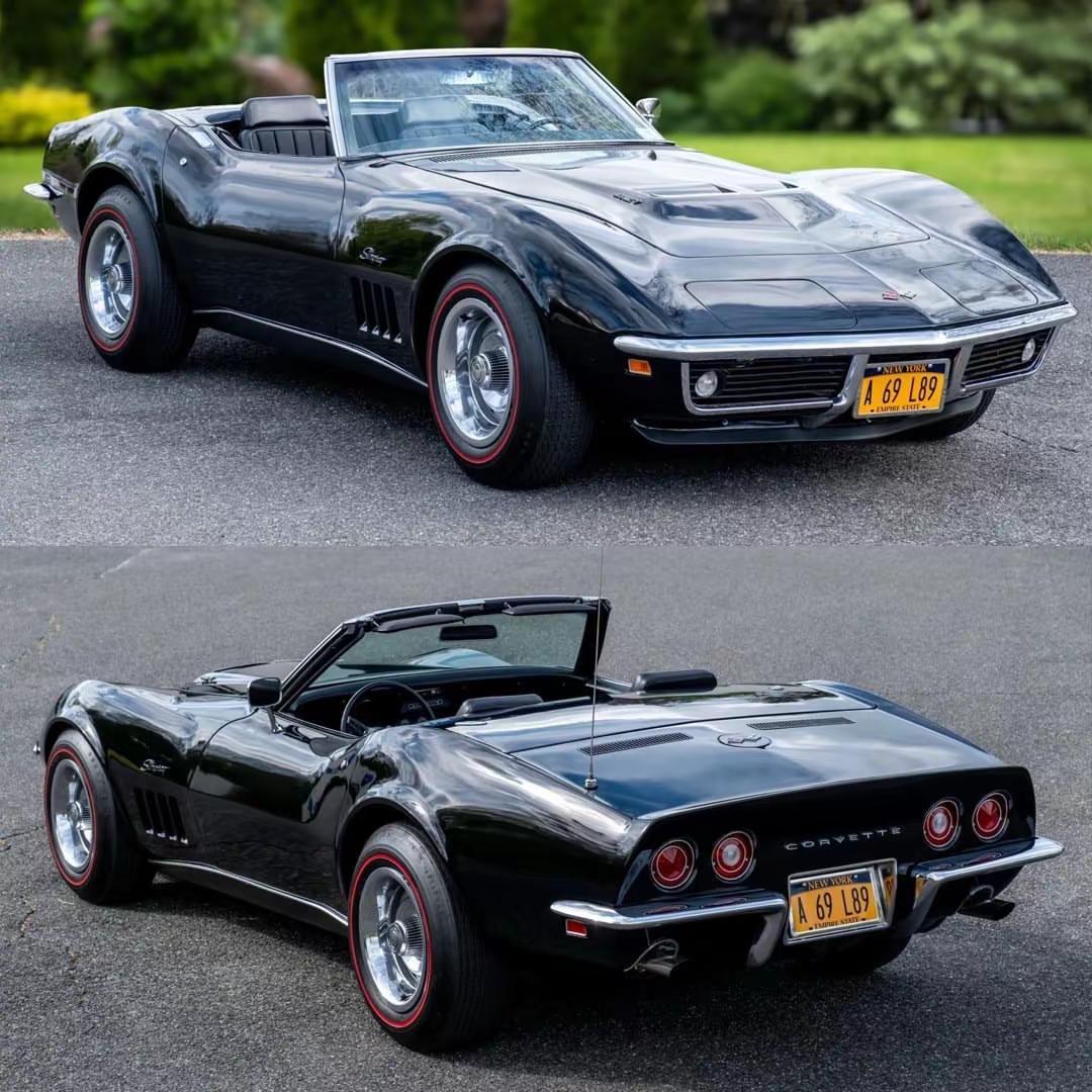 雪佛兰 Corvette.1969款雪佛兰 Corvette 敞篷车：黑色之下，