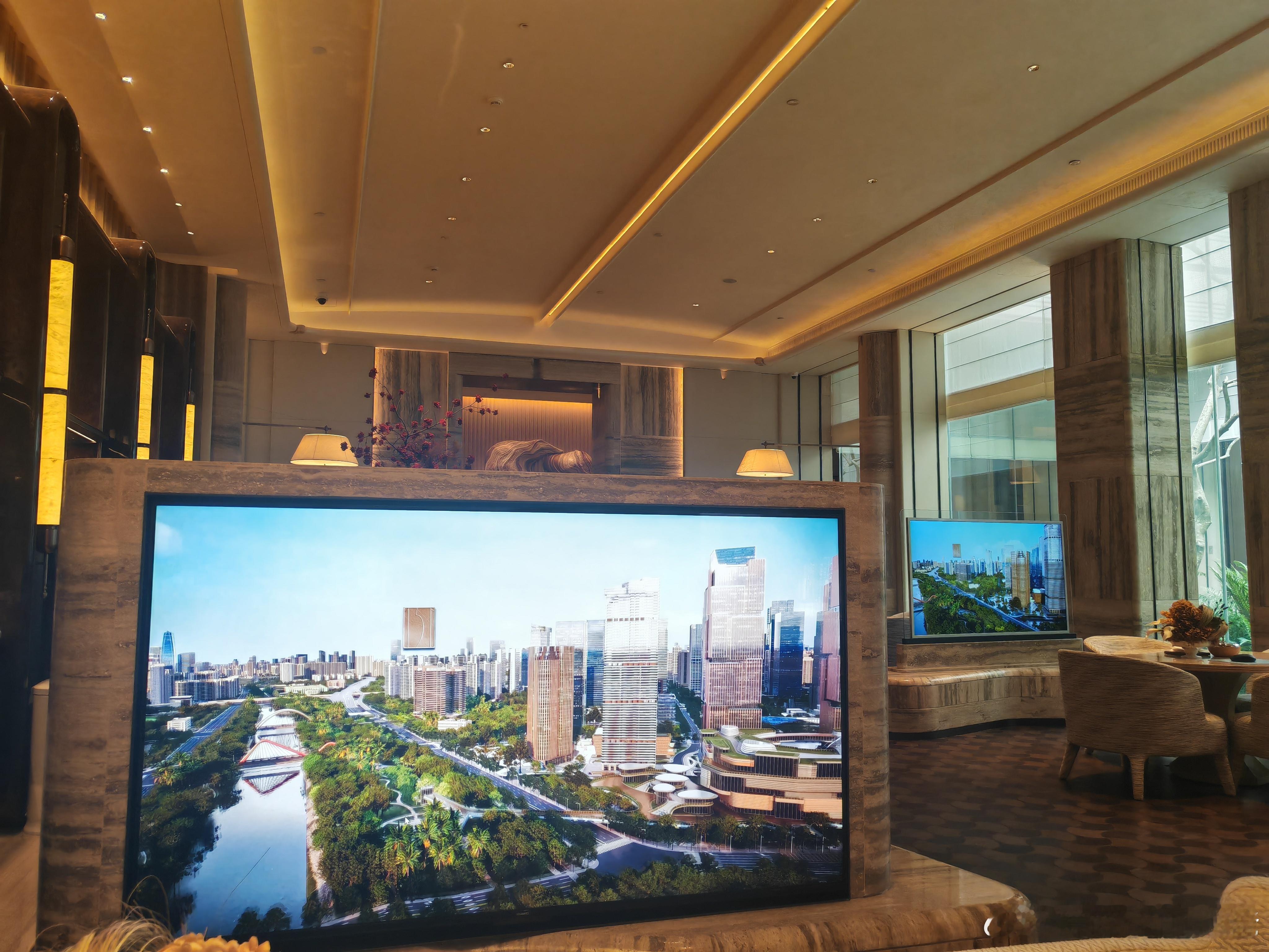 营销中心确实高大上。 