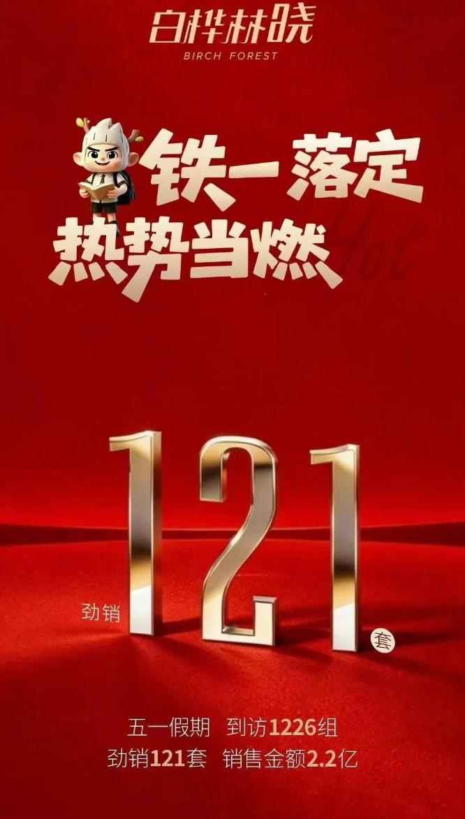五一黄金周，西安城北楼市热度炸裂！经发置业旗下白桦林晓凭硬核配套与产品实力，创下