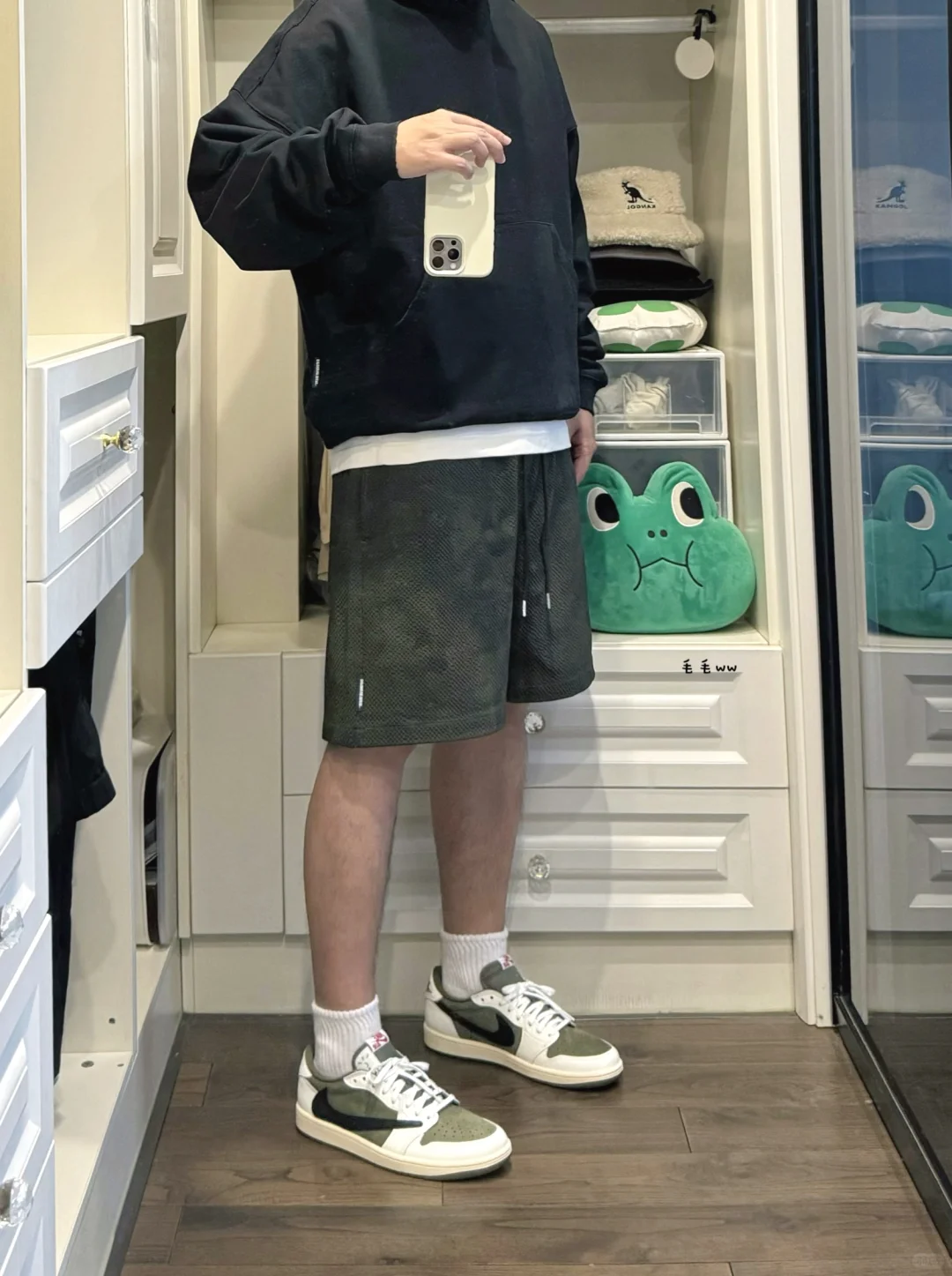 AJ1 TS｜短裤穿搭