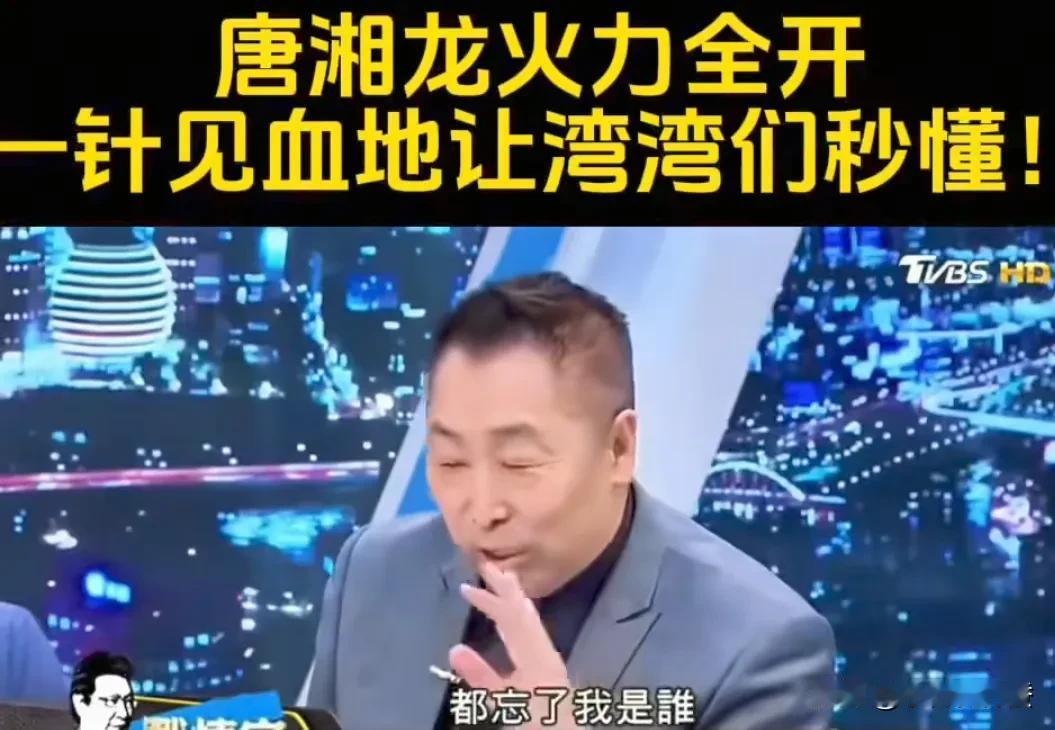 岛内的评论员，最喜欢唐湘龙和帅化民，听他们的评论很过瘾。
 
唐湘龙说话有理有据