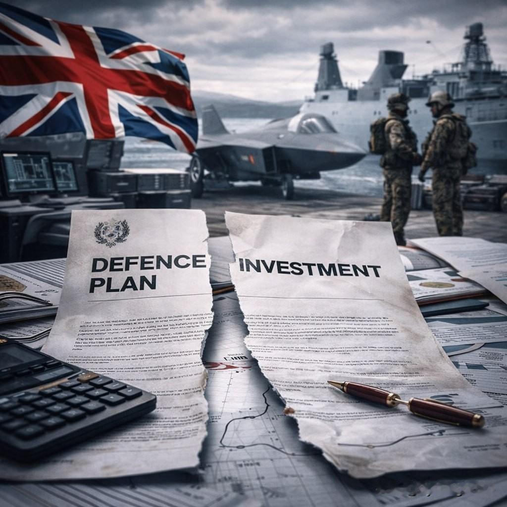 🇬🇧 由于成本上升和系统性规划崩溃，英国正在重组其国防经费。

伦敦在迅速增