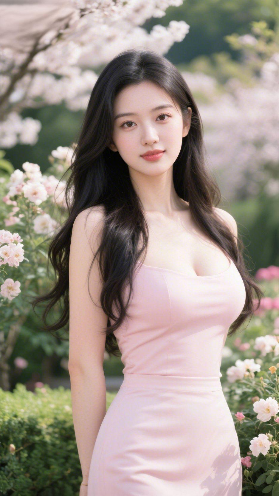 春日芳园六十韵
 
东风送暖入芳园　　晴郊淑景破春寒
晓日融光染翠垣　　芳园繁艳