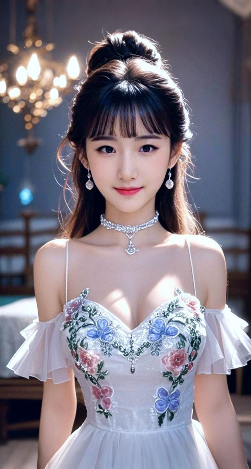 AI扩图 AI贵族丽影