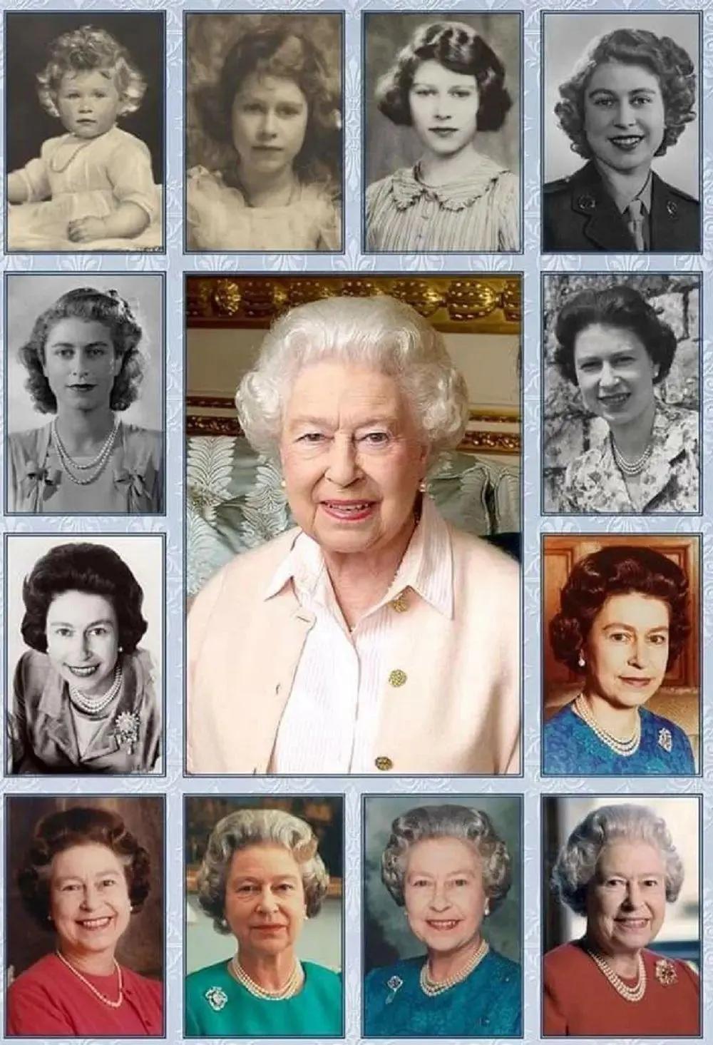 谁说的，一个女人一生不能只留一种发型？一生不变的英国女王的发型，女王一直美到老。