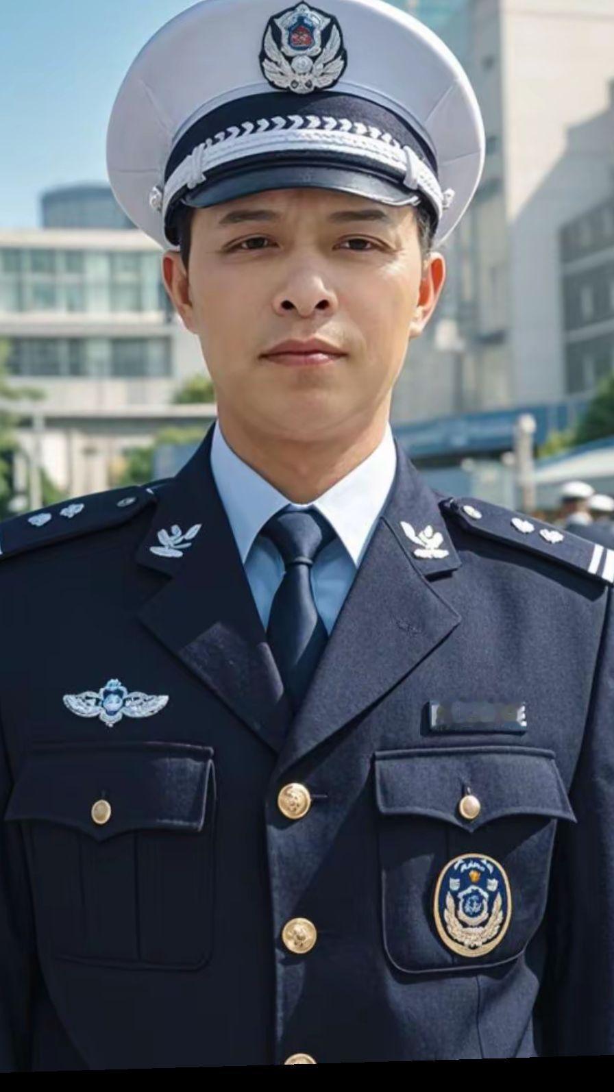 大家说我穿这个衣服帅不帅呀？年轻的时候正还在派出所干过几年呢