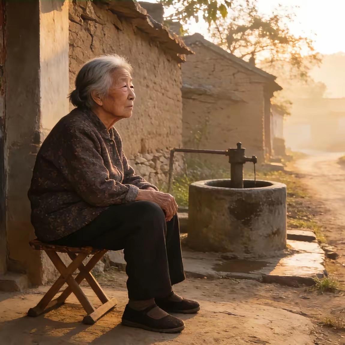 泪目！山东一位90岁高龄的老太太独自生活，她一直以为，自己儿子和两个女儿都在外工