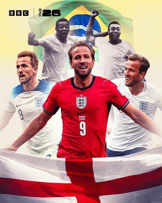 【凯恩收获世界杯第12球，追平贝利！】英格兰vs民主刚果世界杯
