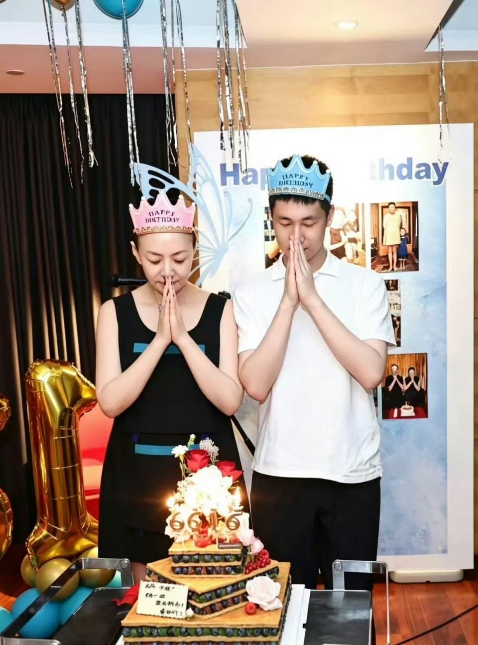 宋丹丹林大竣连续16年一起庆生连续16年一起庆生真的好戳！看着照片墙从小小只到现
