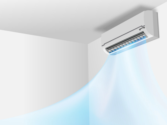 空调风向有讲究。#儿童健康守护计划#  最好让空调的出风口冲墙吹，或者安装一个“