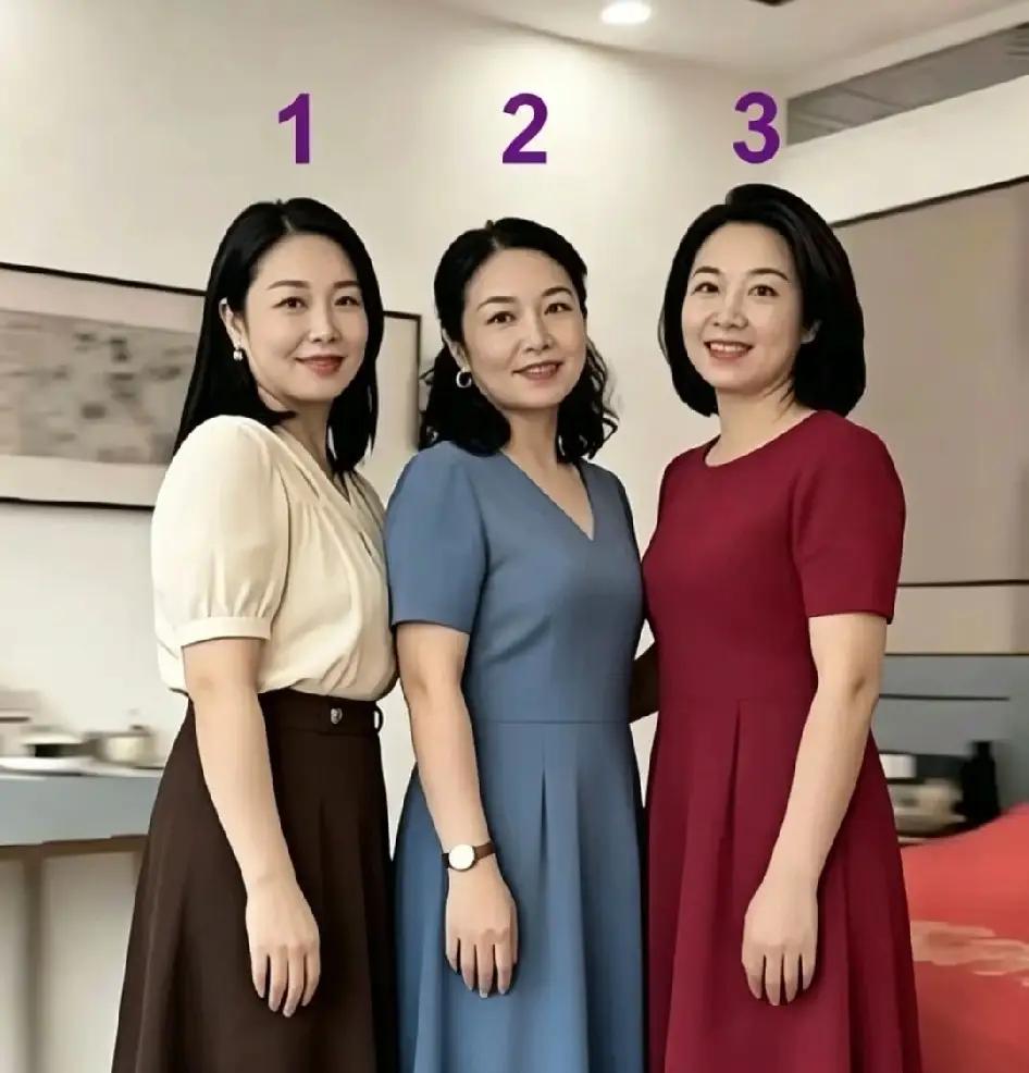 一号妇女善良朴实，勤劳坚韧。
二号妇女长得精巧，小鸟依人。
三号妇女独撑一面，把