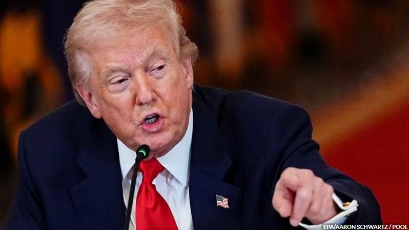 特朗普称战争首周伊朗军队“几乎不复存在”，对战争时长表示“未知”
特朗普上周六在