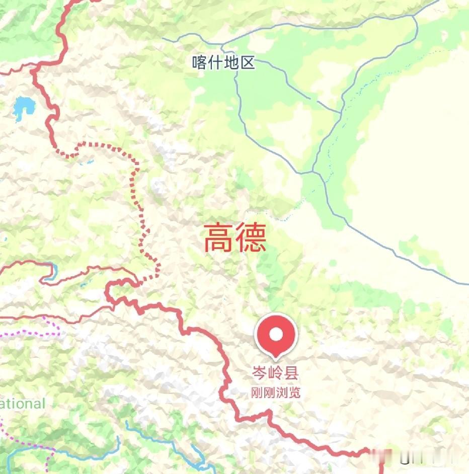 高德已经明确标识了岑岭县，2026年3月份刚刚成立的最年轻的县。但百度地图搜岑岭