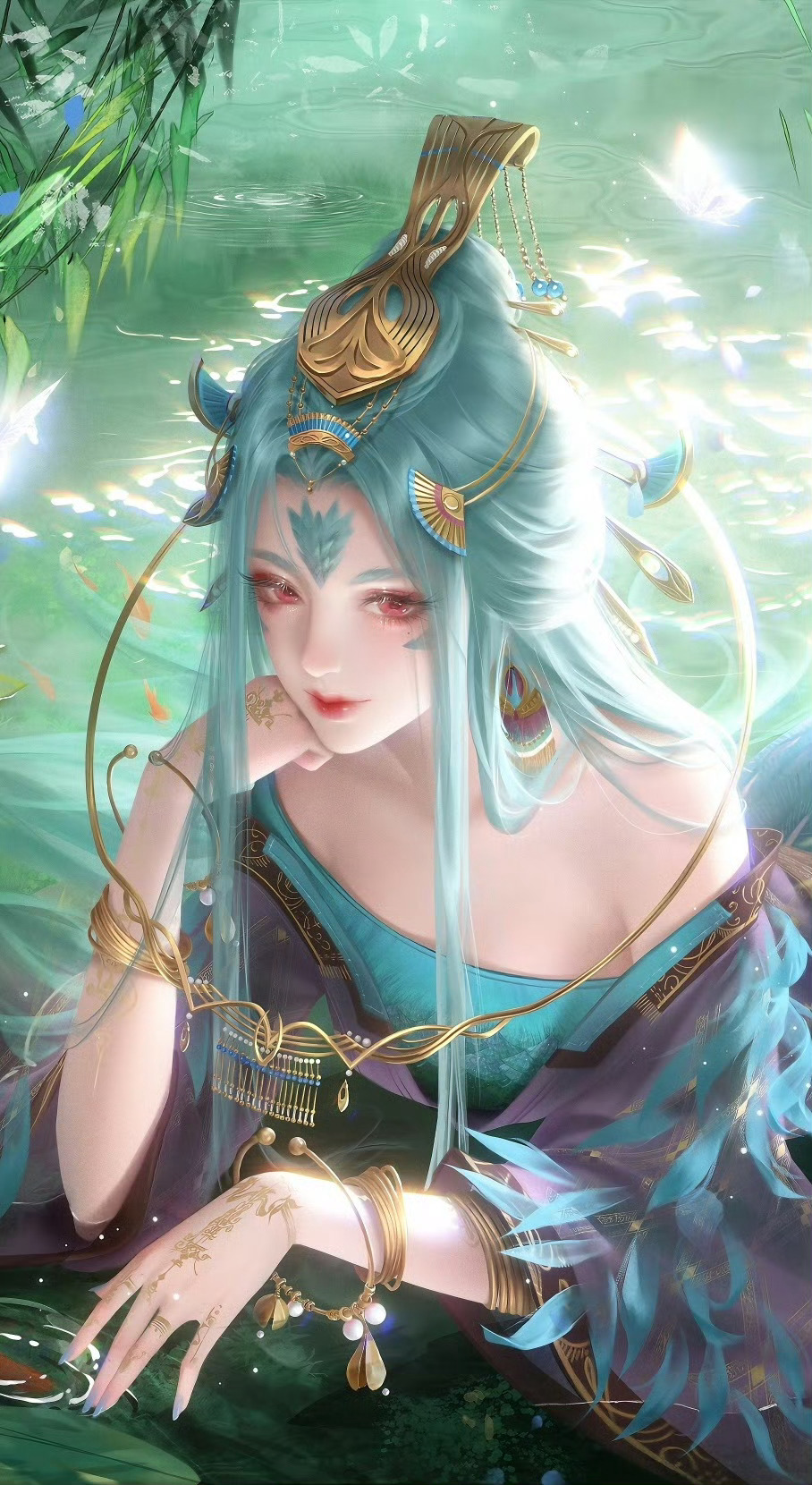 我推里面描点最多的应该就是奉眠了，奉眠就是保留脸部和头发颜色设定，怎么换衣服造型