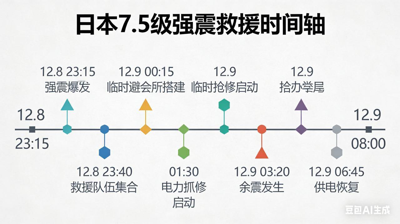 双震暴击！日本救援与余震的生死竞速
 
深夜强震撕裂平静，7.5级主震刚致23人