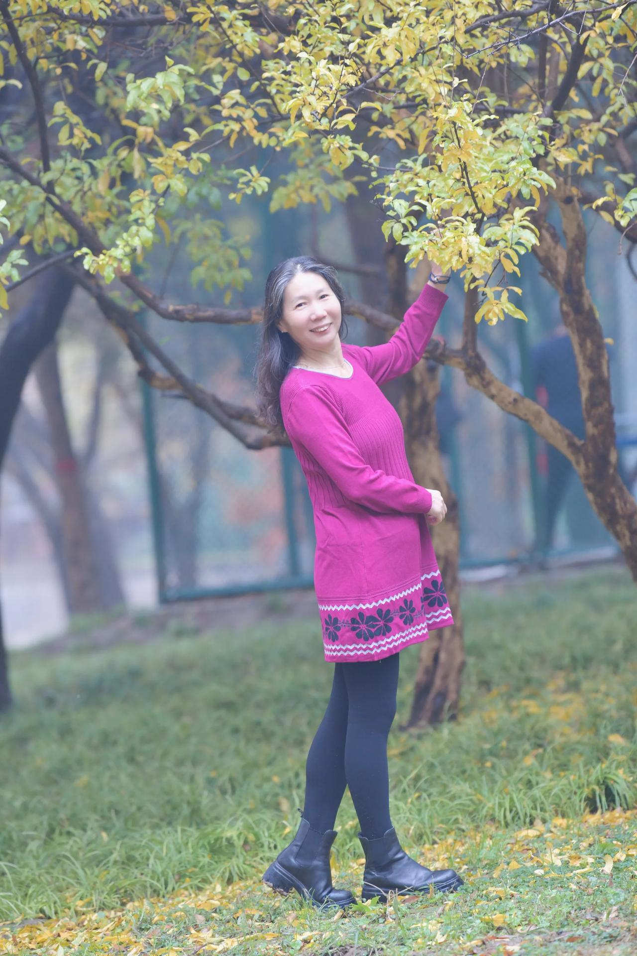 初冬时节，龙湖公园内的风景！公园里邂逅之美 公园秋季景色
